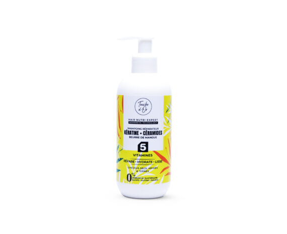 Shampoing kératine Céramides (Cheveux Secs, Abimés & Ternes) 300ml