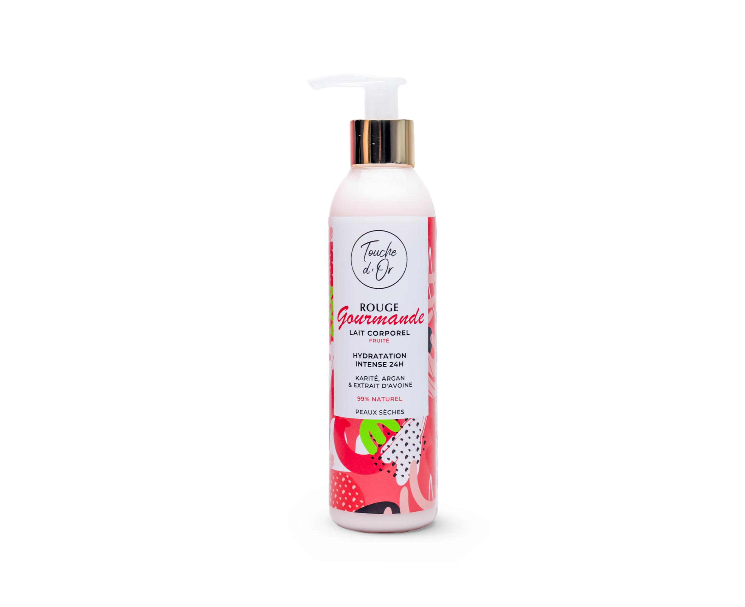 Lait de corps rouge gourmande 200 ml